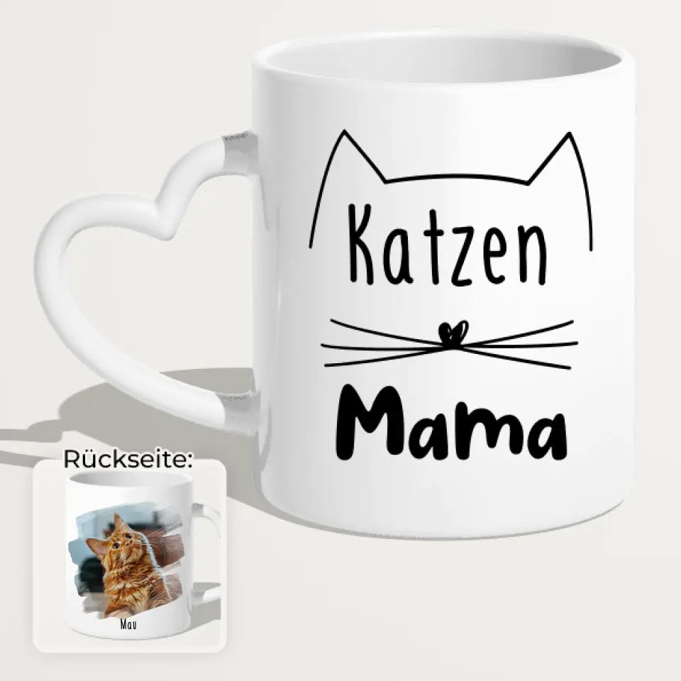 Personalisierte Tasse - Eigenes Katzenbild + Name