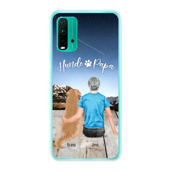 Personalisierte Handyhülle mit 1 Mann + 1 Hund/Katze - Xiaomi