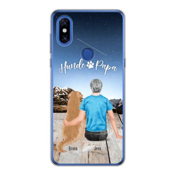 Personalisierte Handyhülle mit 1 Mann + 1 Hund/Katze - Xiaomi