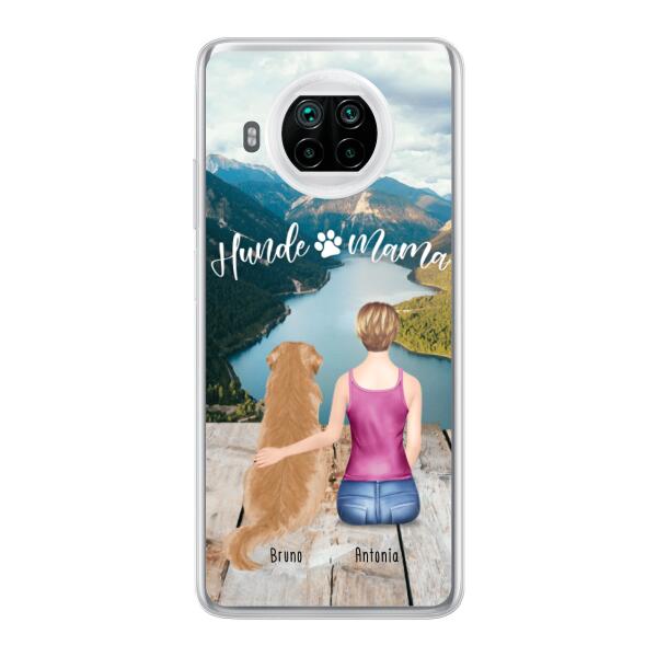 Personalisierte Handyhülle mit 1 Frau + 1 Hund/Katze - Xiaomi