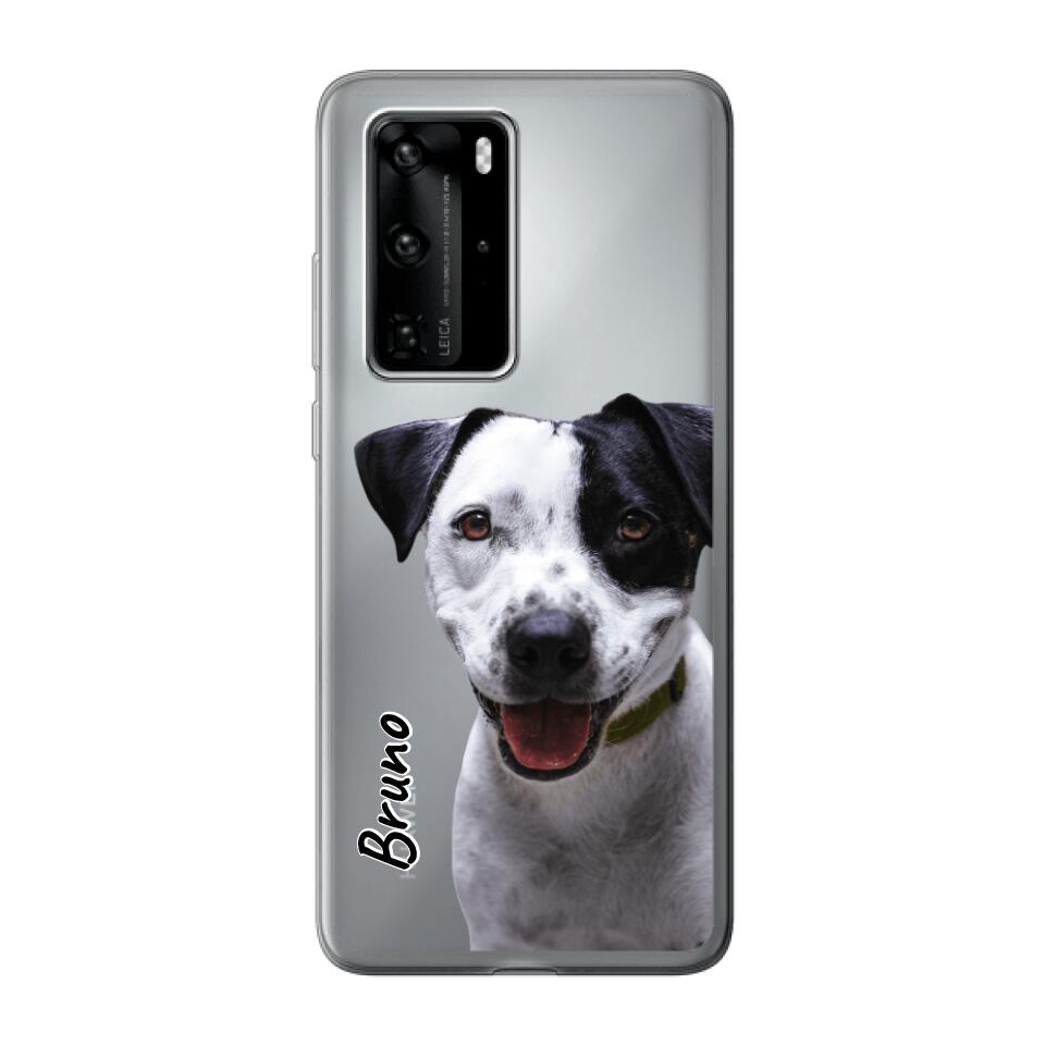 Personalisierte Handyhülle mit deinem Tier (Transparent) - Huawei