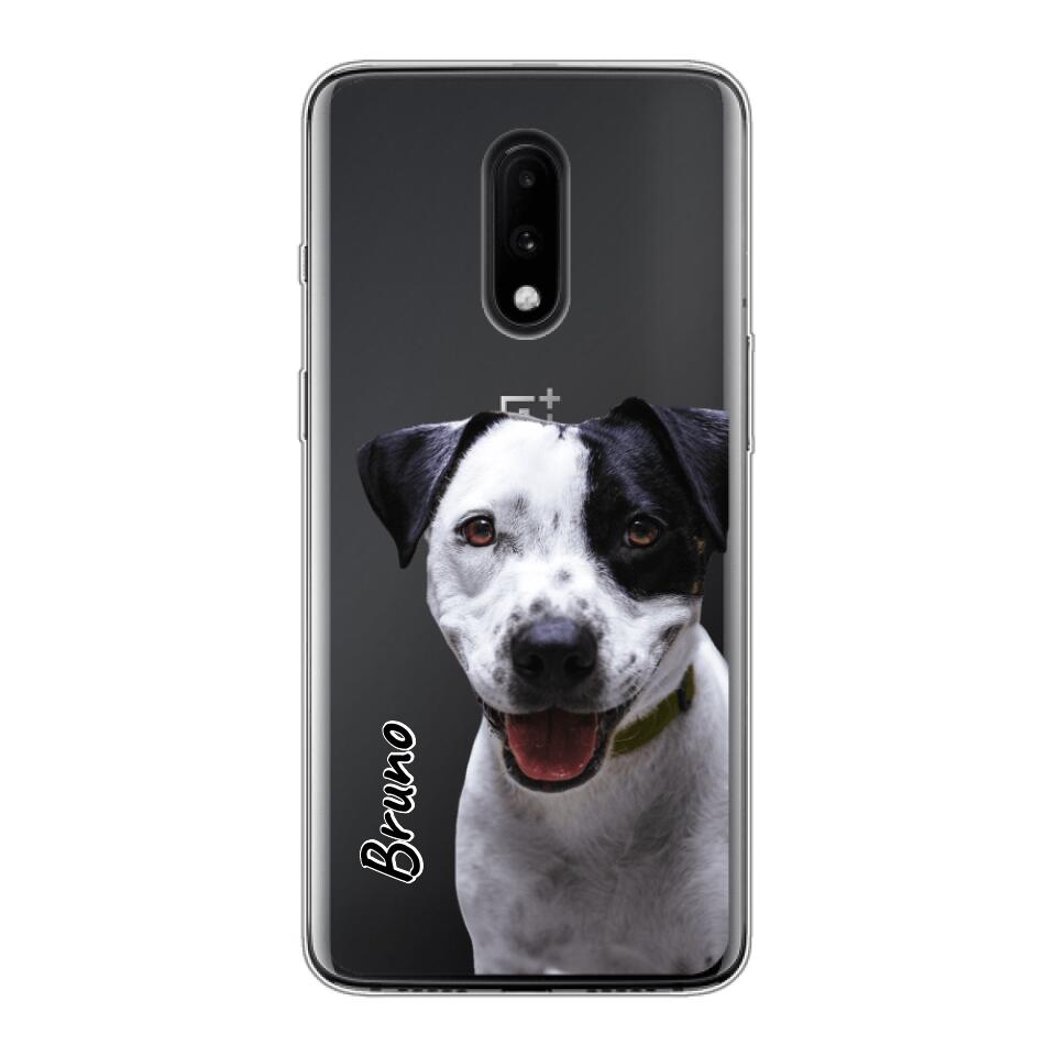Personalisierte Handyhülle mit deinem Tier (Transparent) - OnePlus