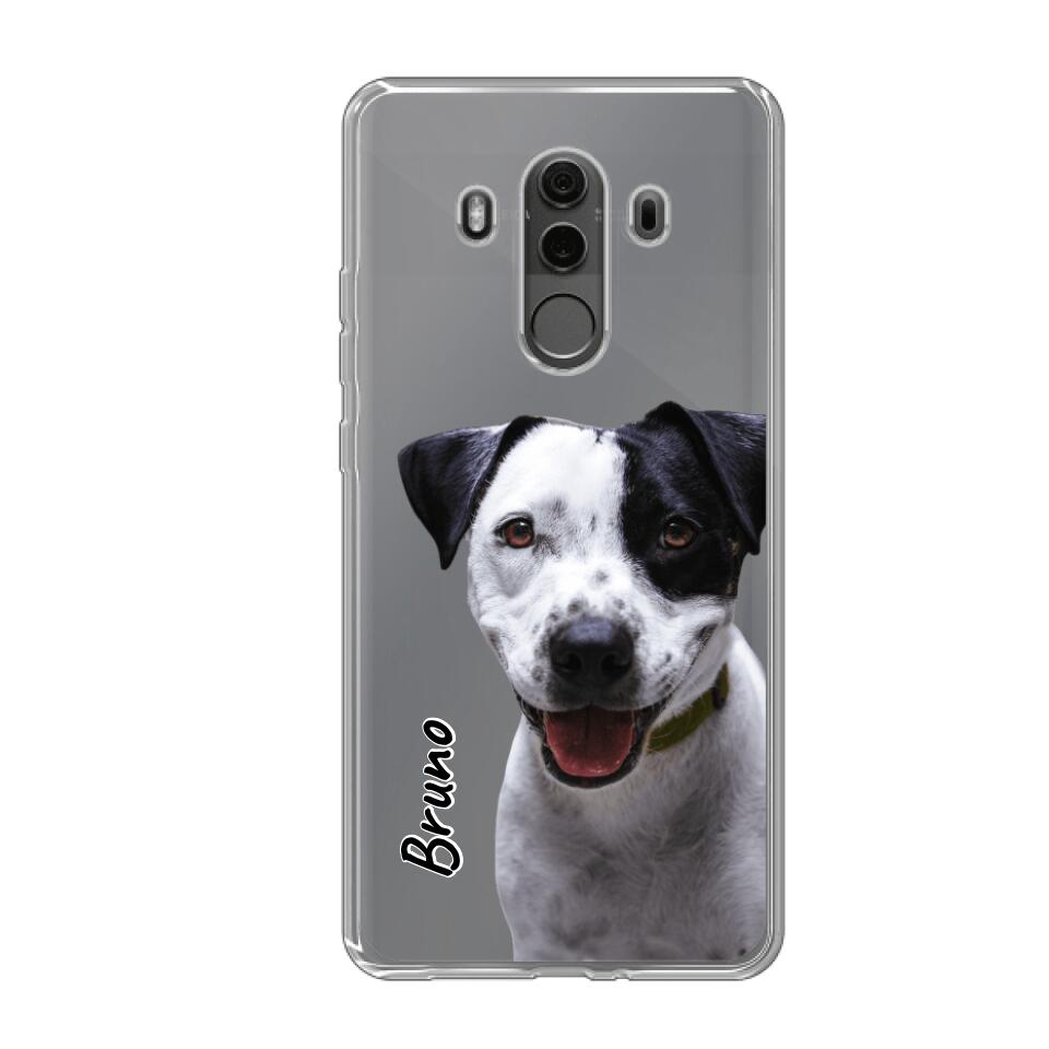 Personalisierte Handyhülle mit deinem Tier (Transparent) - Huawei