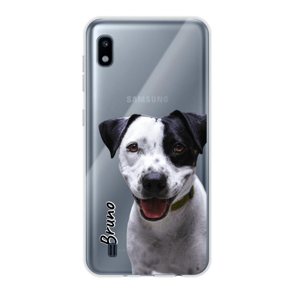 Personalisierte Handyhülle mit deinem Tier (Transparent) - Samsung